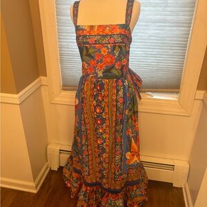 Floral Farm Rio Blue Maxi Dress